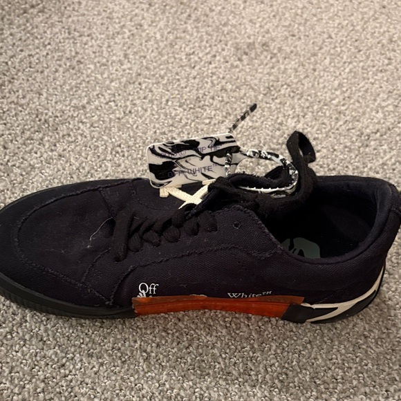 Off-White Black Sneakers with White Accents - Picture 5 of 6